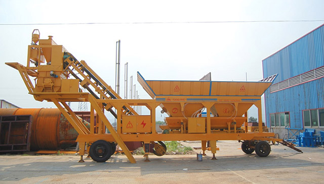 Mobile Concrete Mixing Plant 