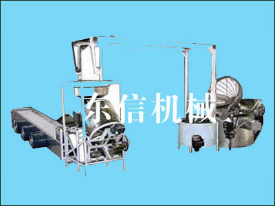 Fried peanut production line