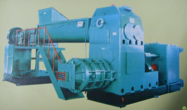 Bipolar vacuum brick making machine
