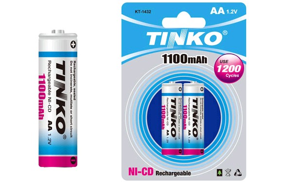 NI-CD Battery Size AA 1100MAH 